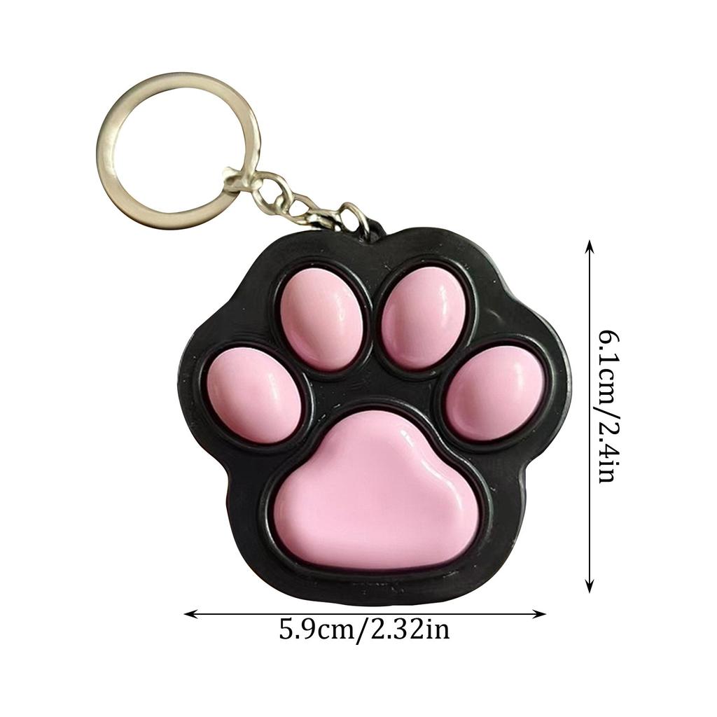 Pop It Katzenpfote Schlüsselanhänger Fidget Drückbare Katzenkralle Form 8 Stile Optional Stilvoller Schlüsselring Stressabbau Zubehör Dekoration Geschenk