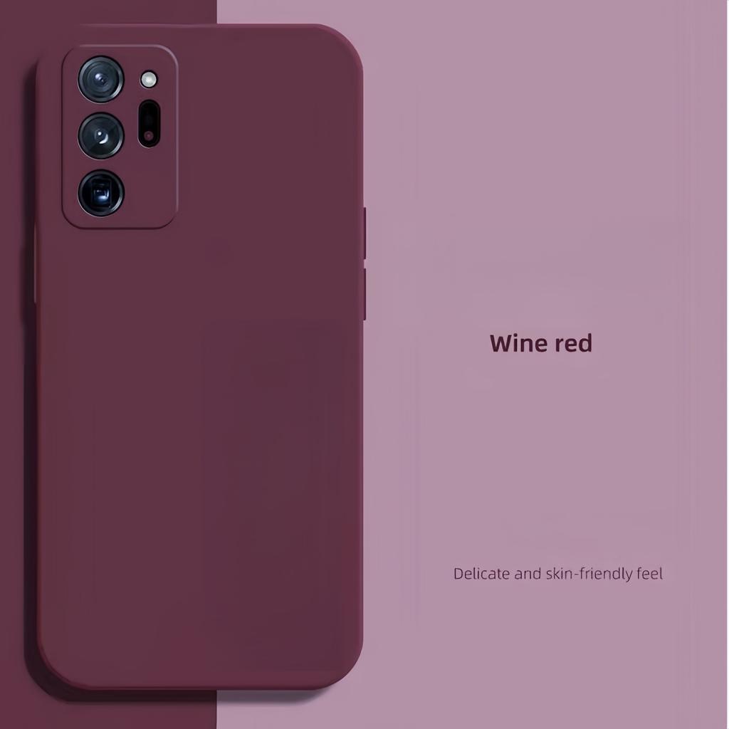 Fashion Solid Colour Shockproof Protective Liquid Silicone Phone Case For Samsung Galaxy Note 20 Ultra/Note20/Note10+ /Note 10