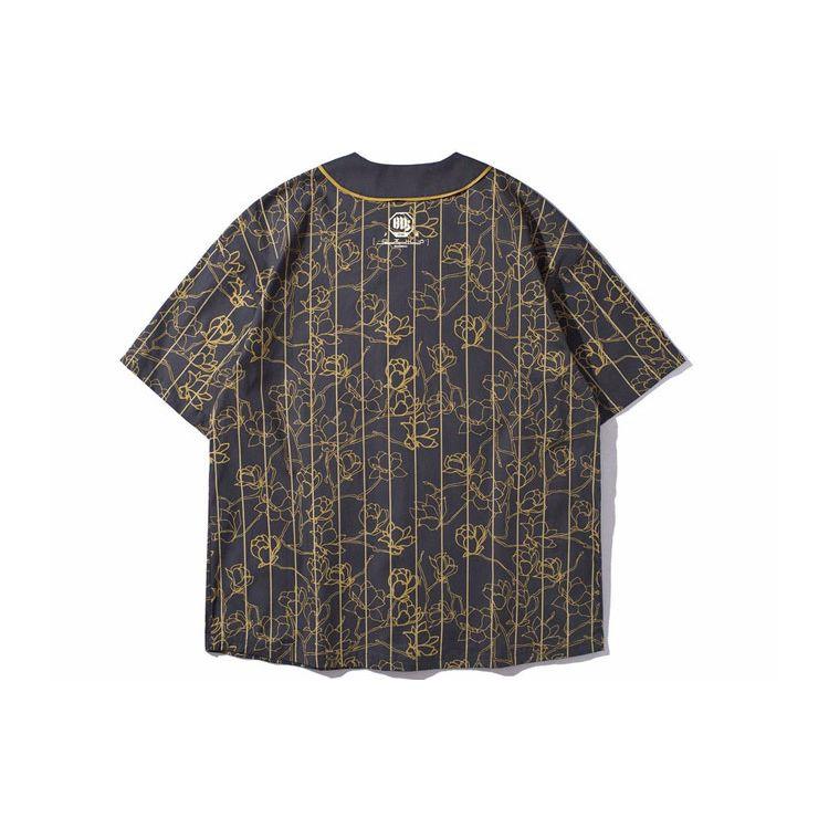 Li Ning Badfive Series Printed Tang Suit Short Sleeve Shirt Men Shirts Black AFDP803-1