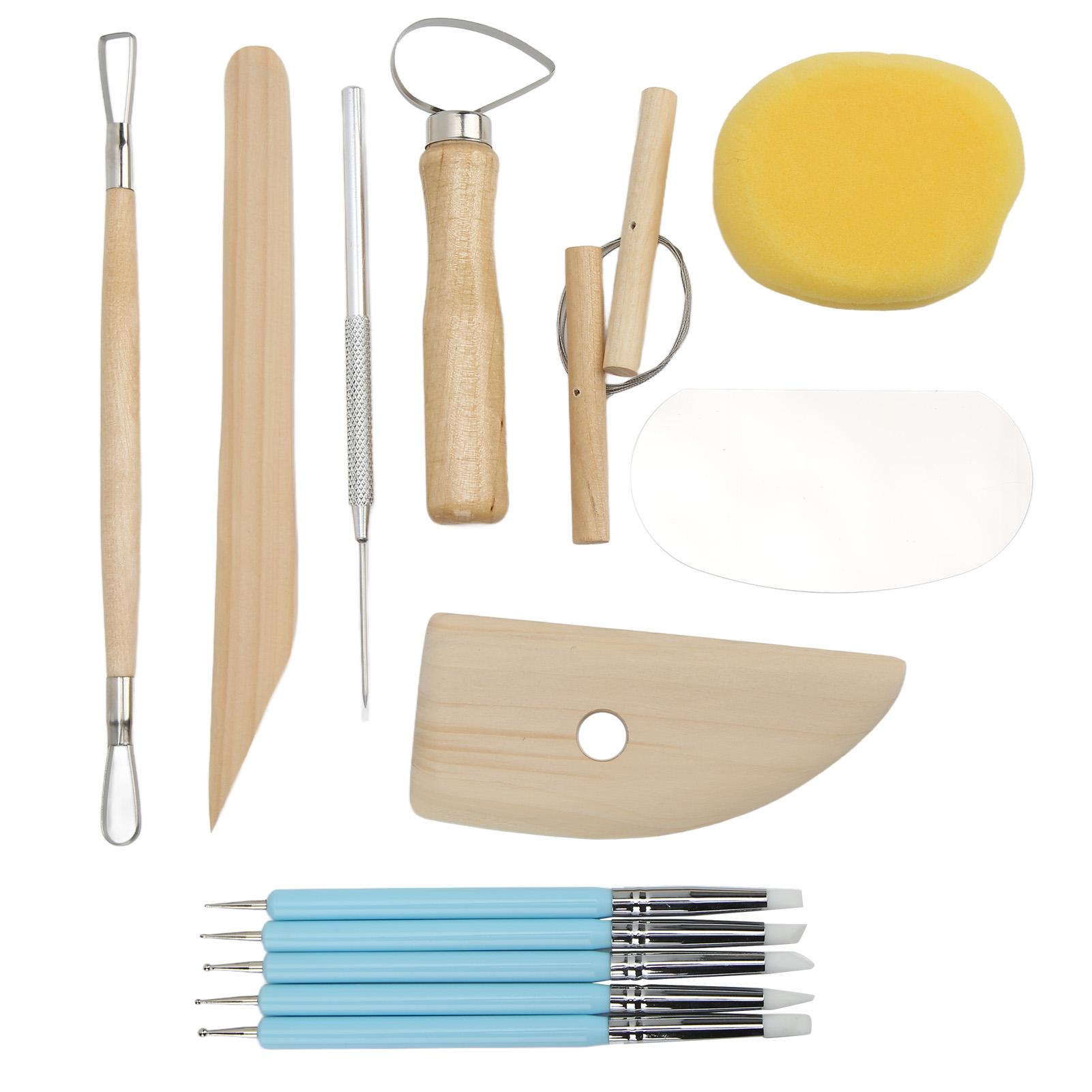 

14 шт. Портативные многоцелевые инструменты для работы с глиной, инструменты для лепки из полимерной глины для самостоятельного изготовления керамики