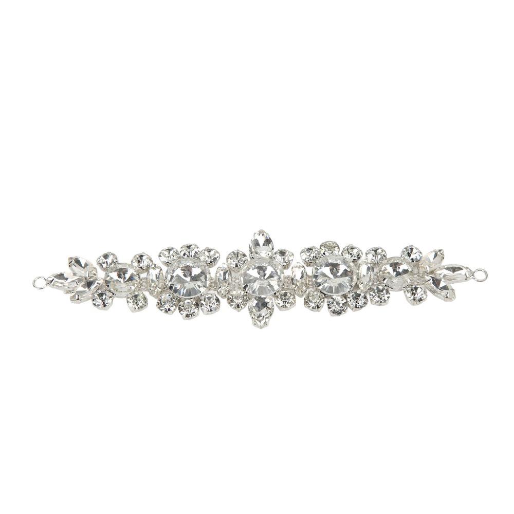 1pcs Crystal Beaded Rhinestone Applique Wedding Accessories Waist Chain DIY Garment Decoration