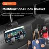 Double Hook Car Back Seats Hook 2 In 1 Auto Rear Seats Hanger Car Headrest Hooks  Garbage Bag