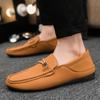 Fashion Large Size Men Casual Shoes New Summer Driving Slip On Loafers Moccasins Luxury Brand Suede Leather Men's Shoes Mocassins 46