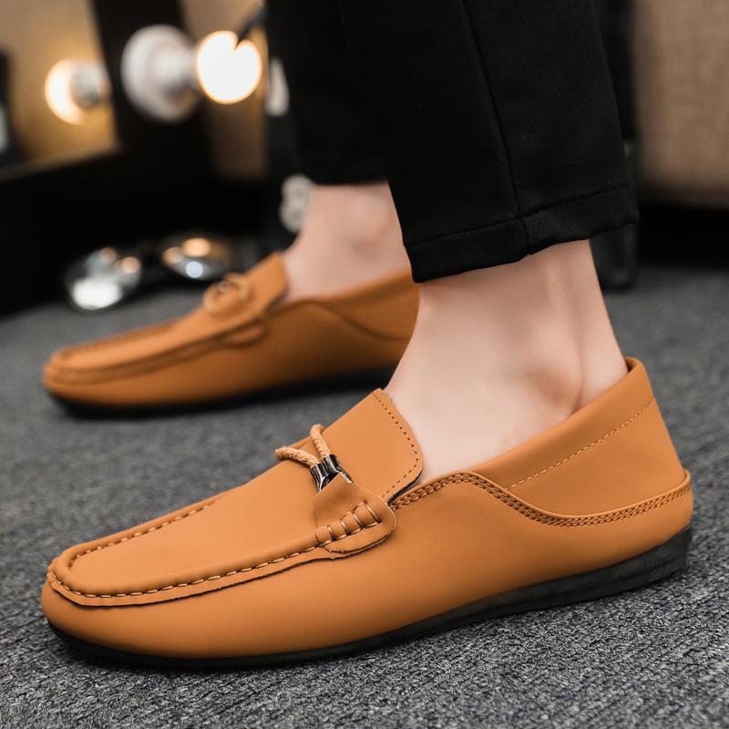 Fashion Large Size Men Casual Shoes New Summer Driving Slip On Loafers Moccasins Luxury Brand Suede Leather Men's Shoes Mocassins 46
