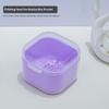 Non-Toxic Multifunctional Disinfection Box Double Layer Soaking Feature for Nail Art Tools Salon Manicure