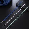 2025 New Fashion Green Crystal Friendship Bracelets Bangles for Women Silver Color Round Zircon Charm Bracelet Braclet Gifts