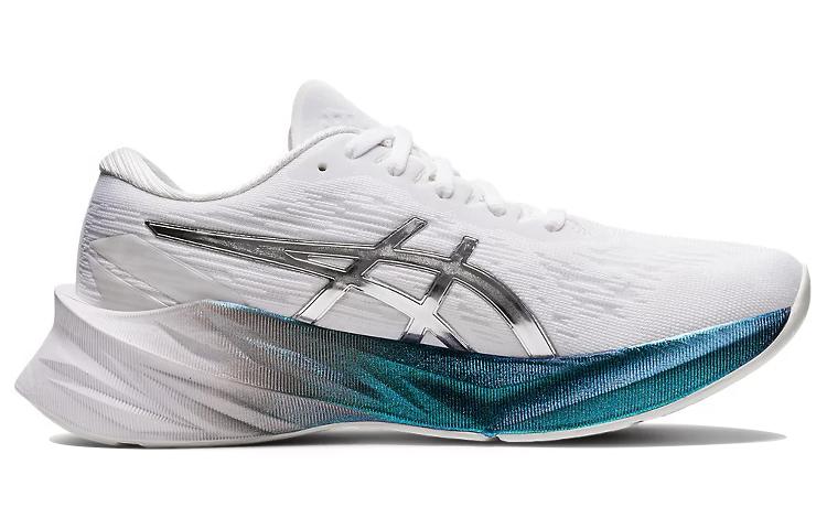 Asics Novablast 3 Platinum 'White Metallic Blue' Women's 1012B290-100
