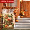 2D Flat, 2D Flat Pumpkin and Gourd Thanksgiving Welcome Garden Flag_4 (1)- Outdoor Garden Flag Double-sided Home Decoration Courtyard Decoration Outdo