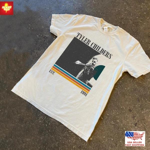 New Apparel Tyler Childers Shirt, Comfort Colors Music T-Shirt, Vintage Retro Unisex T-Shirt S