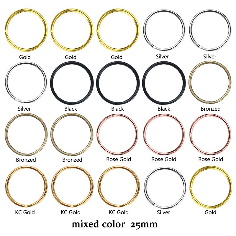 10Pcs/Lot 23/32/36/38mm Lobster Clasp Hooks Keychain 6 Colors DIY Jewelry Making Finding for Necklace Bracelet Chain Supplies