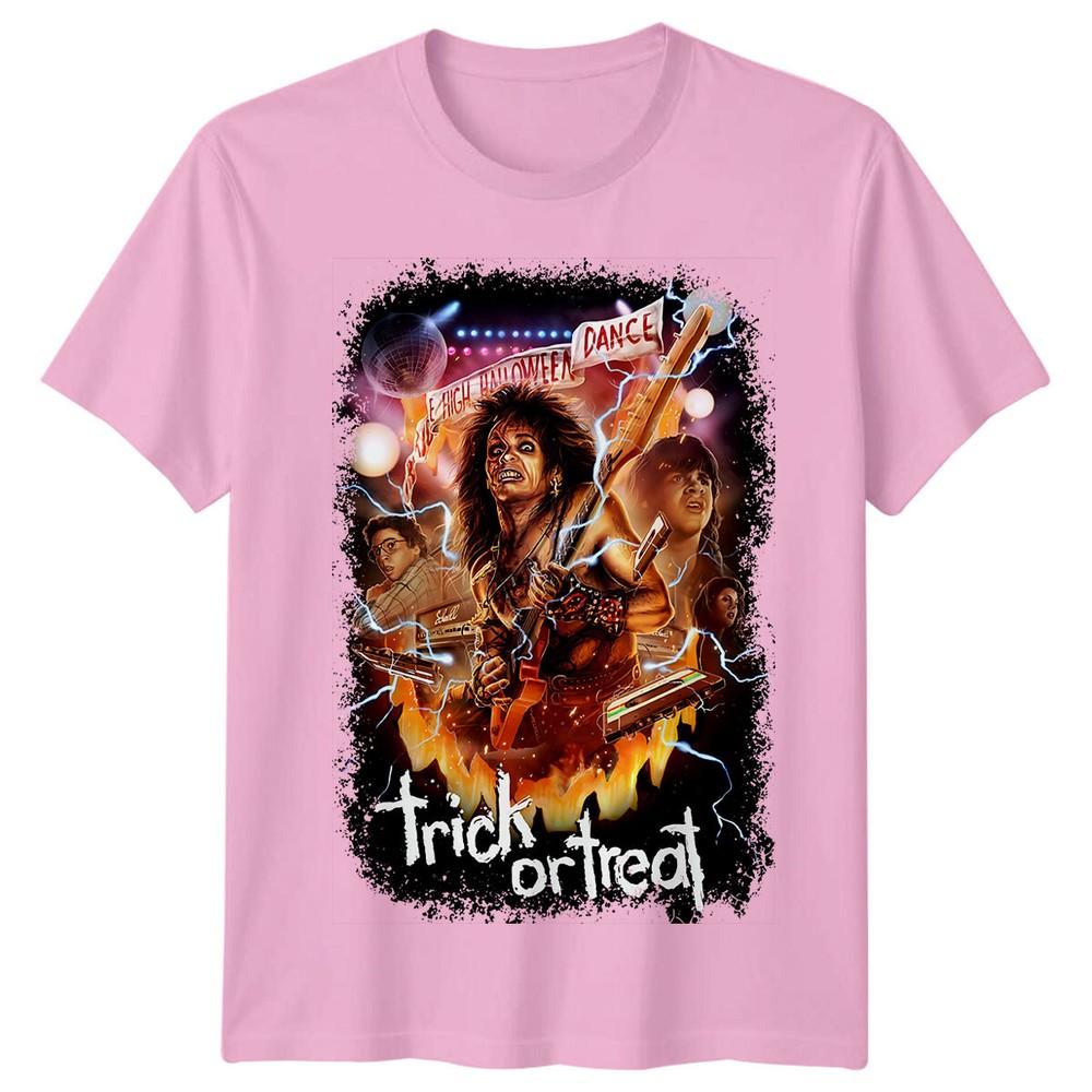 Trick or Treat 1986 Movie Poster Inspired TShirt Retro Tee Unisex