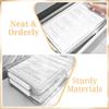 Dustproof Document Storage Box Wear Resistant BPA Free Plastic A4 File Holder for Home Office File Classification