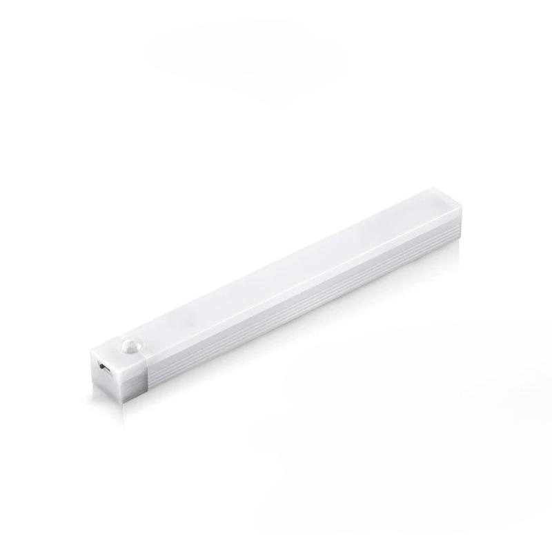 3-in-1 Bewegungssensor LED Schrankleuchte - Magnetisch USB Wiederaufladbar Unter-Schrank/Vitrinen-Streifen, 10-50cm Einstellbare Länge