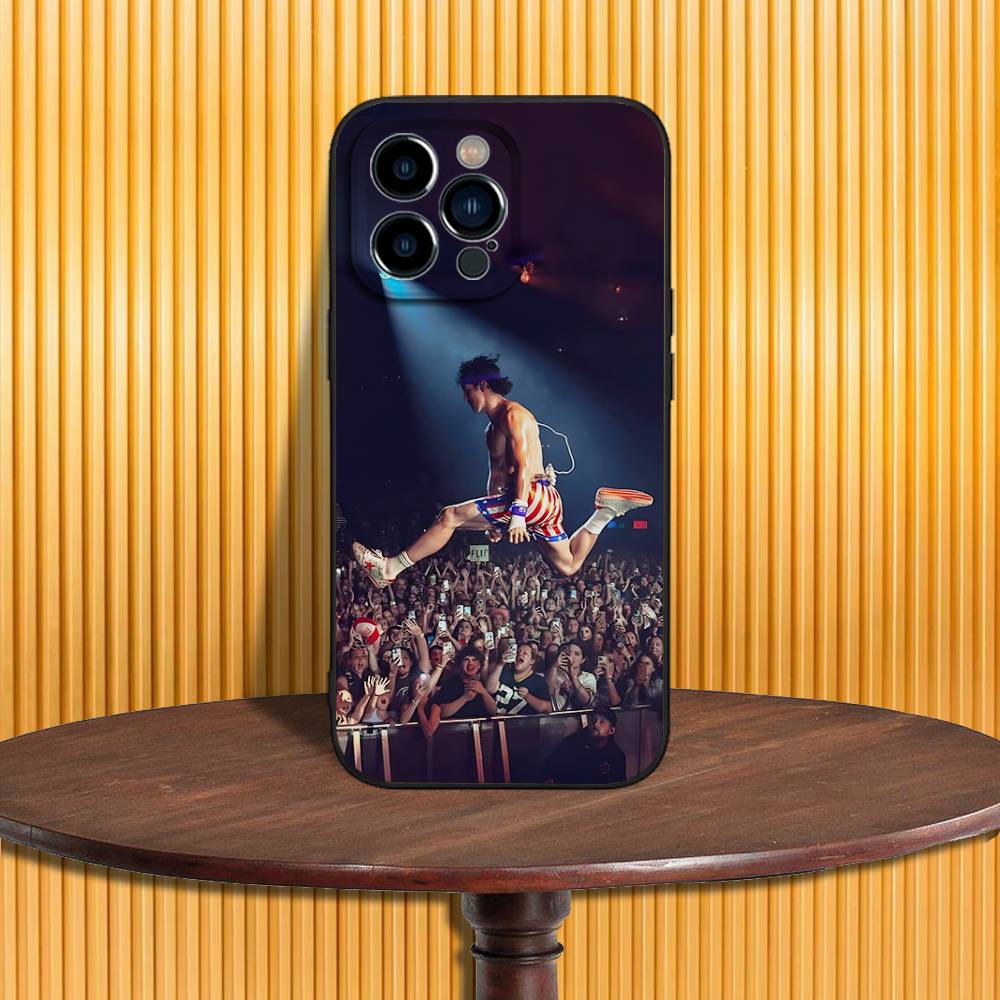 

Benson Boone American Heart Phone Case For iPhone 17,16,15,14,13,12,11,Pro,Max,Plus,X,XS,SE4,E,Mini,Soft Black Case iPhone11