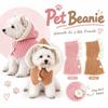 Ruffle Trim Dog Hat Button Detail Pet Pullover Cap New Pet Knitted Hat for Small Dogs