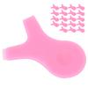 20pcs Eyelash Lift Brush Y Shape Eyelash Grafting Comb Curler AntiSlip Lash Perming Tool(Pink )