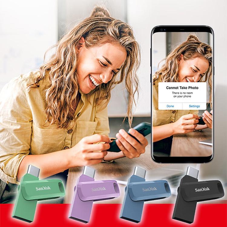 SanDisk 128GB otg usb type c Flash Drive 64GB 256GB 512GB Ultra Dual GO OTG Pen Drive original sandisk usb Memory Stick U Disk for Type C phone Laptop