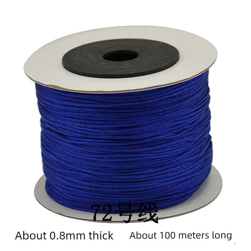 

Линия 72 Красная несущая веревка Бусины Будды Плетеный шнурок для кулона Нефритовая нить Плетеный браслет Прядь Тайваньская линия Ювелирные изделия Проволока с бусинами Royal Blue