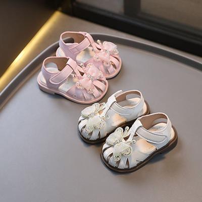 Nieuwe Baby Meisjes Schoenen Mode Comfort Veelzijdige Sandalen Zacht Anti-Slip Casual Babyschoen Zomer Schattig Exquise Newborn Walker 1-3J