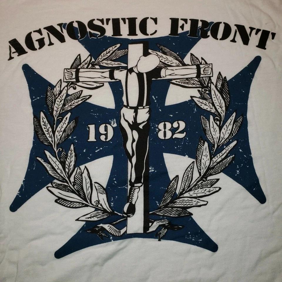

New Agnostic Front NOS T-shirt NY All size White Shirt E515 M