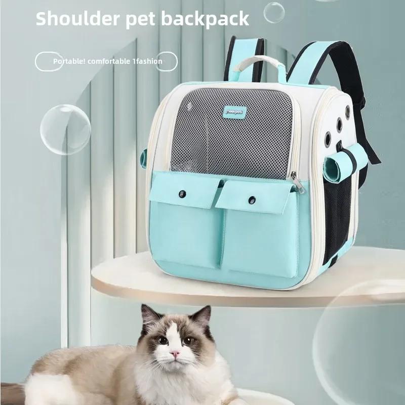 Pet Bags Cat Out Large Capacity Oxford Cloth Bag Carry Portable Backpacks Cat Backpack Pet Carrier