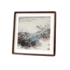 Solid Black Walnut Mortise and Tenon Frame for Chinese Calligraphy and Painting, Model D
