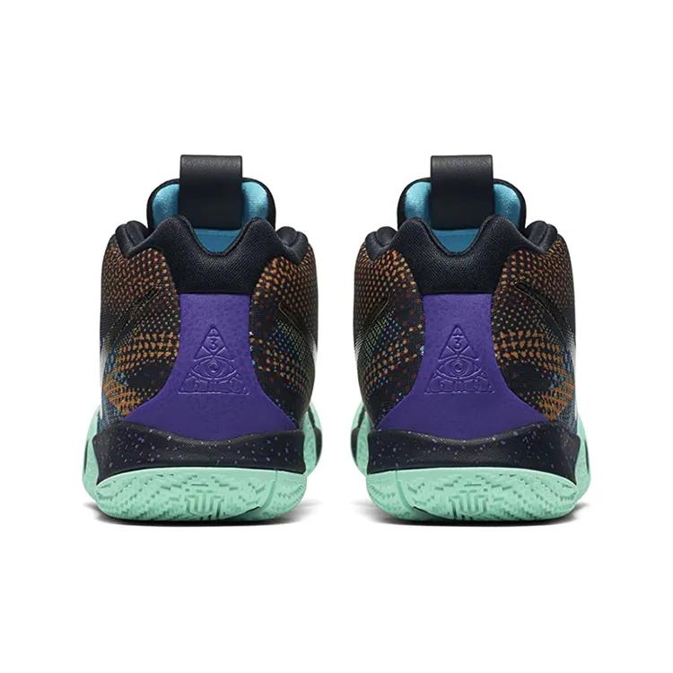 Nike Kyrie 4 Grade School 'Mamba Mentality' (Unisex) Black / Multi-Color Basketball Shoes AV3597 001