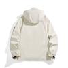 Mens Outdoor Waterproof Windproof Jacket Unisex Solid Color Hiking Camping Sport Coat