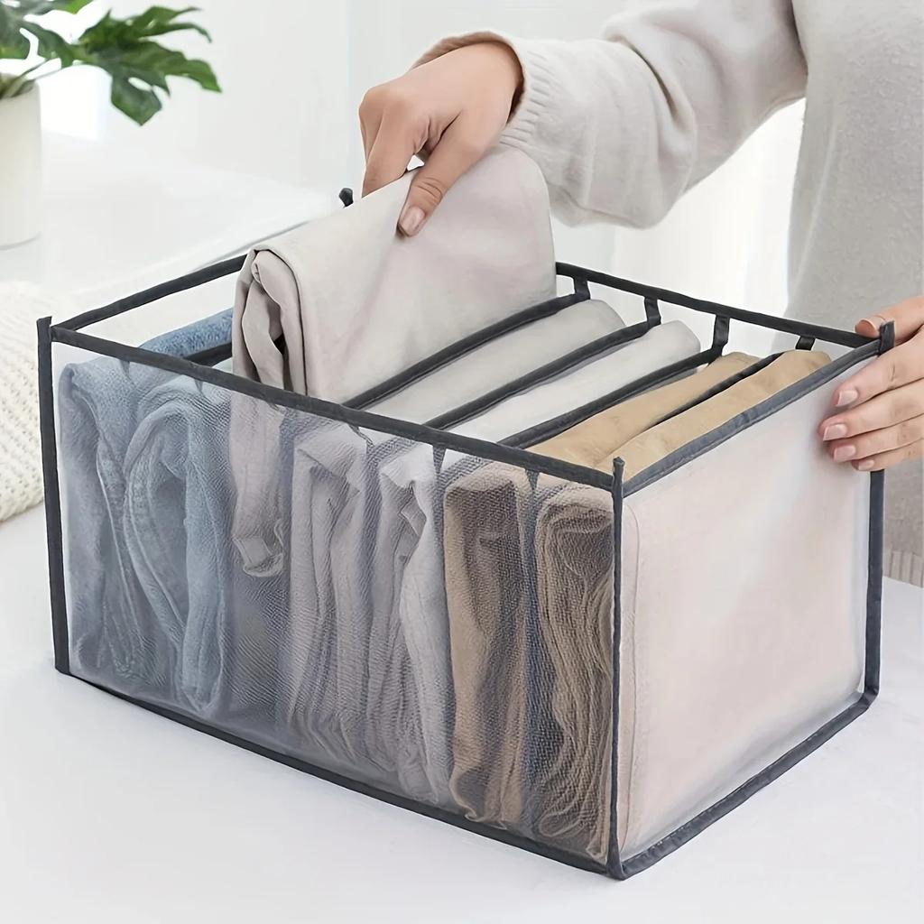 Jeans-Organisations-Aufbewahrungsbox, Schrank-Organizer, Kleidungs-Organisationssystem, Schubladen-Organizer, Schrank, Hosen-Aufbewahrungs-Organizer