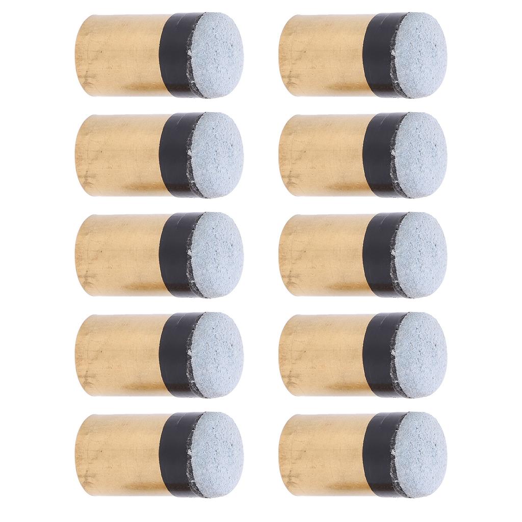 10Pcs Bag Billiard Ball Accessories Pool Cue Nine Balls Club Replacement Screw Tips13MM