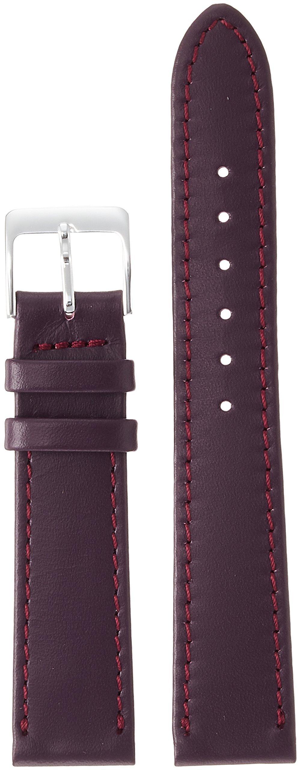 [Mimosa] MIMOSA CE-W18 Ремешок для часов Mimosa E-Calf (Гладкая коровья кожа) 18 мм Вино