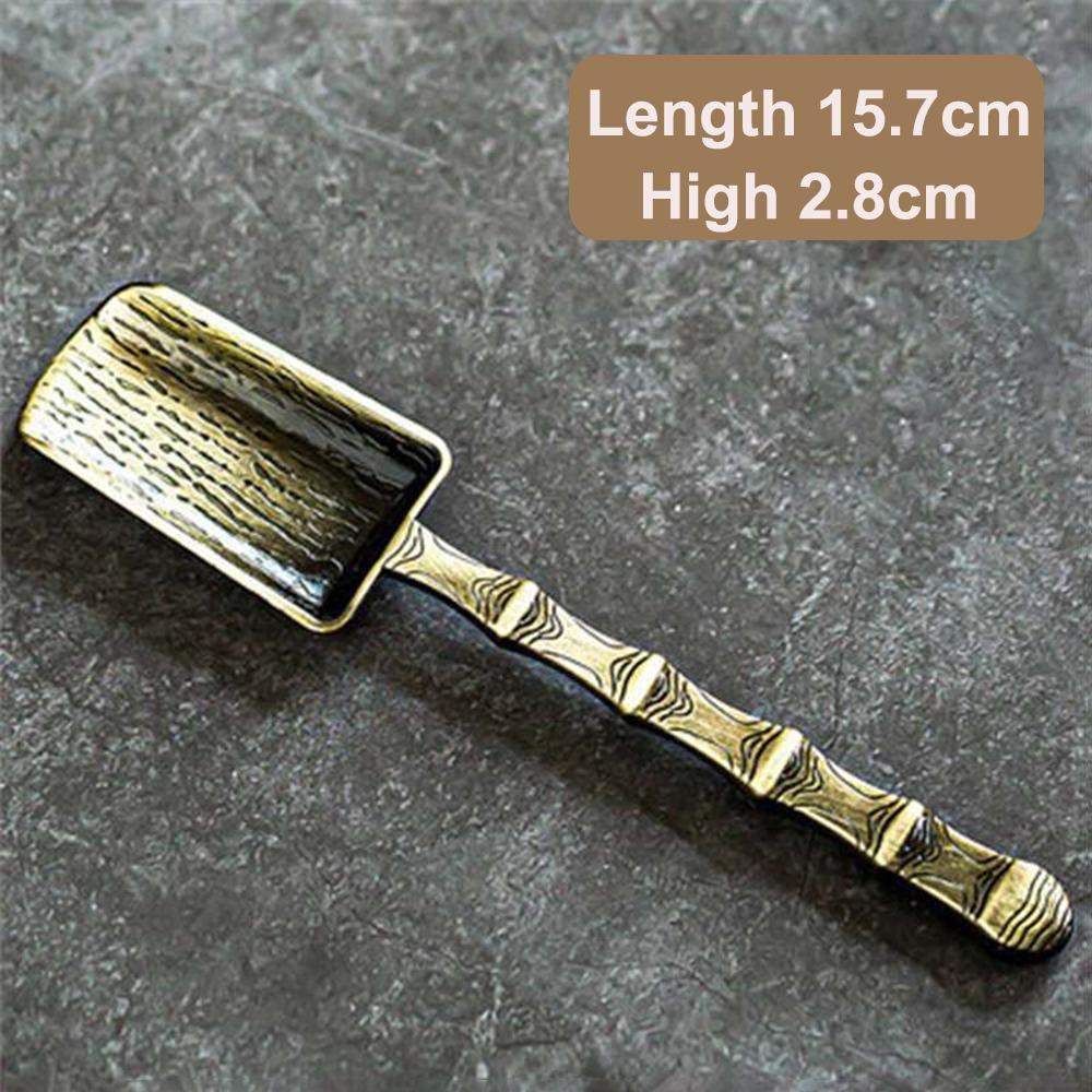 

Жаропрочные мерные ложки для листового чая из медного сплава, новая японская чайная церемония Chashaku C