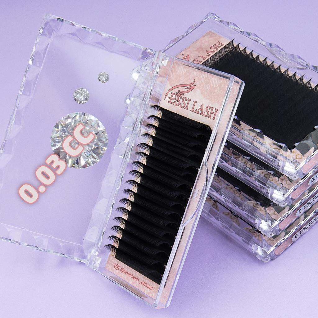 ESSI LASH Factory Price Cashmere Silk Luxury Lash Extension Trays Natural Look False Eyelashes Own Brand