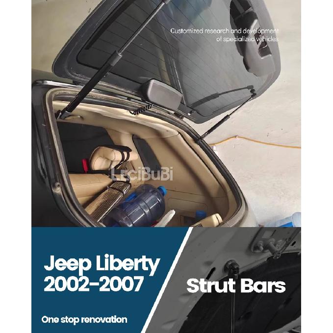 For Jeep Liberty 2002-2007 2pcs Rear Trunk Tailgate Strut Boot Lift Support Bars Car Rear Windows Gas Dampers Rod 55360171AA