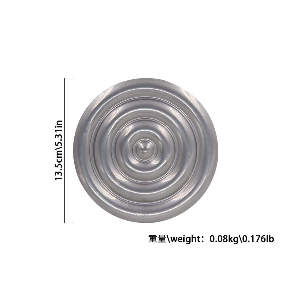 Iron Art Nordic Style Multiple Styles Silver Disc Pendant Wall Hanging Ornament Crafts Carving Pattern Home Decorations