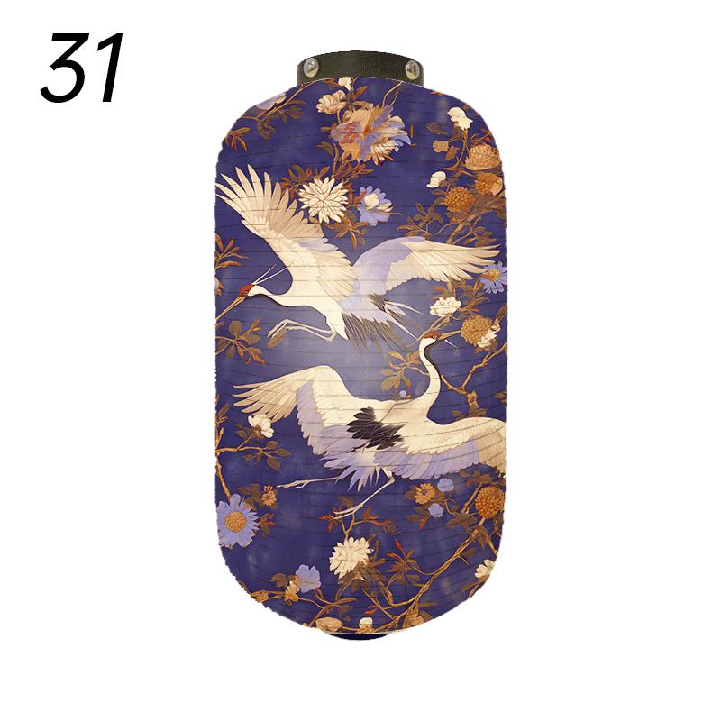 Japanese Style Traditional Cloth Lantern Crane Izakaya Sushi Restaurant Decor Signboard Party Festival Outdoor Decor Lantern