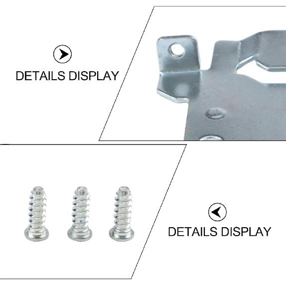 4Pcs/Set Rack for Skorva Midbeam Bed Monunting Brackets Fitting Screws Camper Conversion Brackets with 12Pc Screw Camping Parts