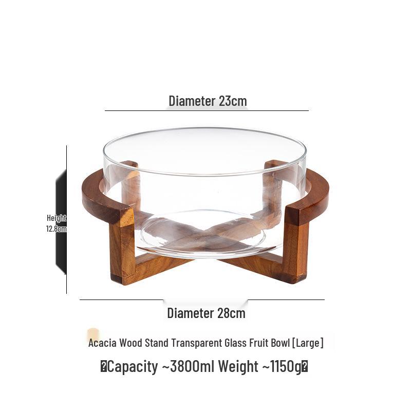 Japanese Glass Fruit & Salad Plate for Home