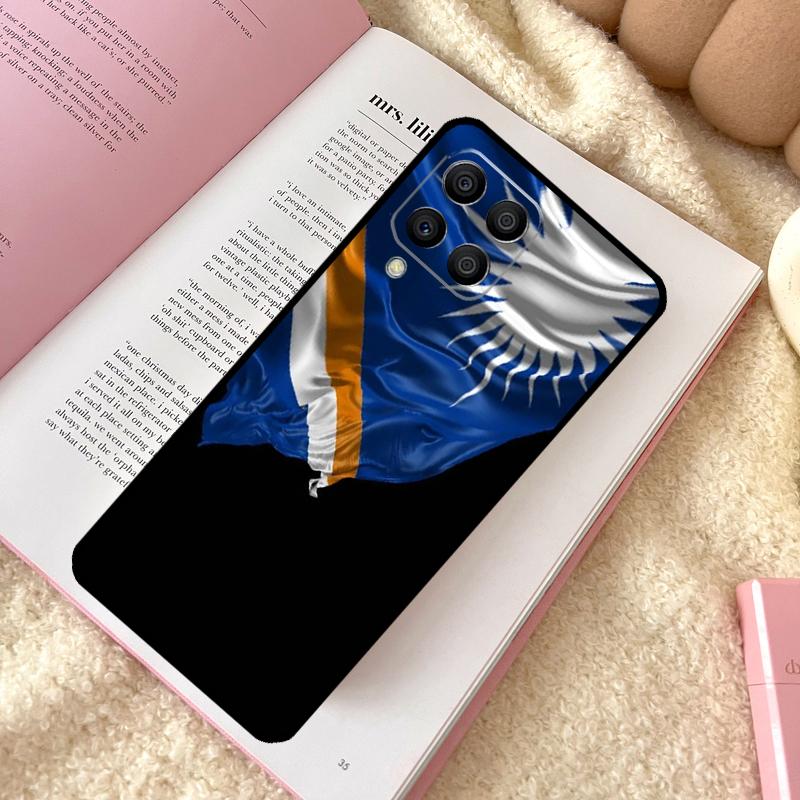 Marshall Islands Flag Case For Samsung Galaxy M32 M52 M15 M11 M12 M13 M14 M06 M16 M36 M56 M31 M53 M35 M55 M34 M54