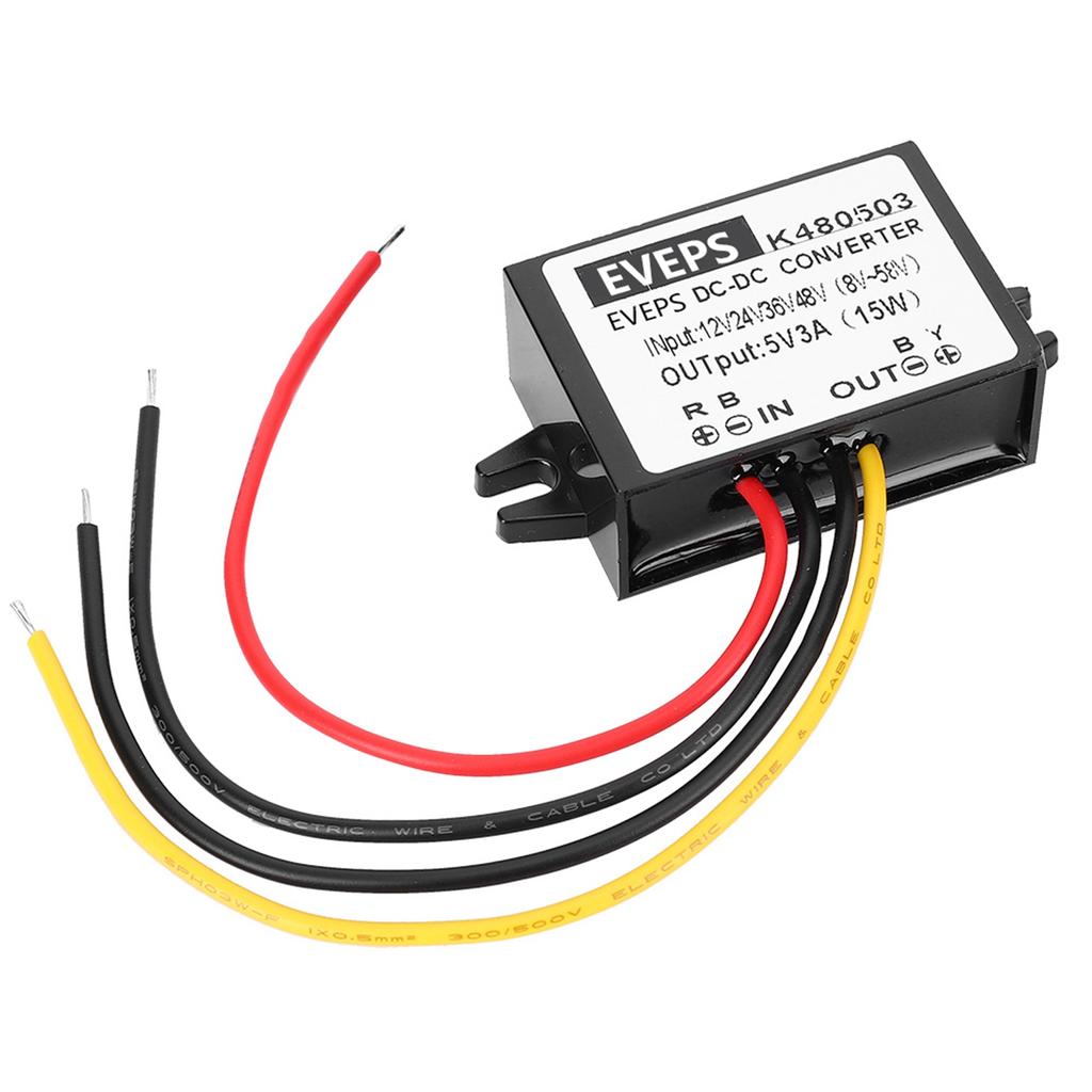 Step Down Converter 12V/24V/36V/48V To 5V 3A Converter Step Down Power Supply Module