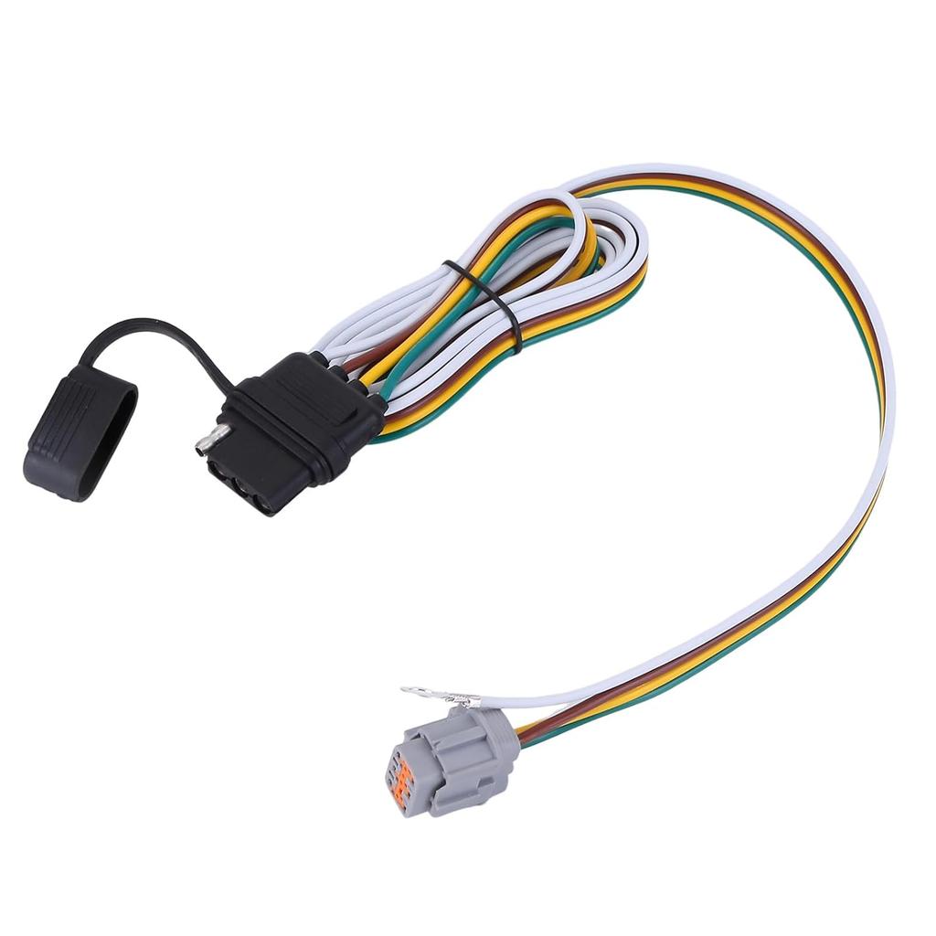 Custom Vehicle 4 Way Flat Trailer Wiring Harness Kit Fit for Nissan Pathfinder Infiniti QX60 2013-2020 Rear Trailer Hitch Wiring Harness Replace