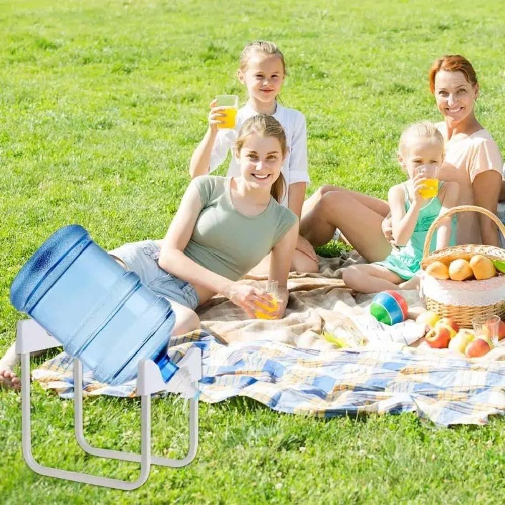 Zinc Zinc Alloy Pure Water Bucket Rack U-shaped Design Inverted Water Bracket  Camping