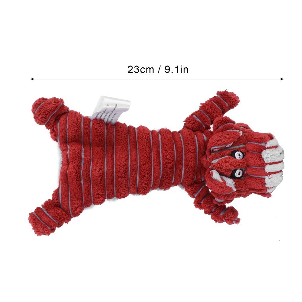 Stuffed Animal Corduroy Plush Dog Toy Stuffed Pig Bear Dog Play Toy  Interactive Training Game