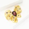 Squisita Spilla a Farfalla in Strass di Alta Gamma Oro Opaco Retro Versatile da Donna per Abito Cappotto Corsage Gioiello Spilla