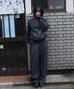 Daibeuinumeon Belted Flare Stripe Pants (Charcoal)