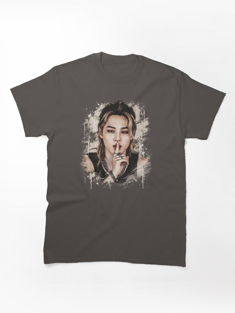 South Park BTS Jimin Ticho Vintage Grunge Grafické Klasické Unisex Tričko