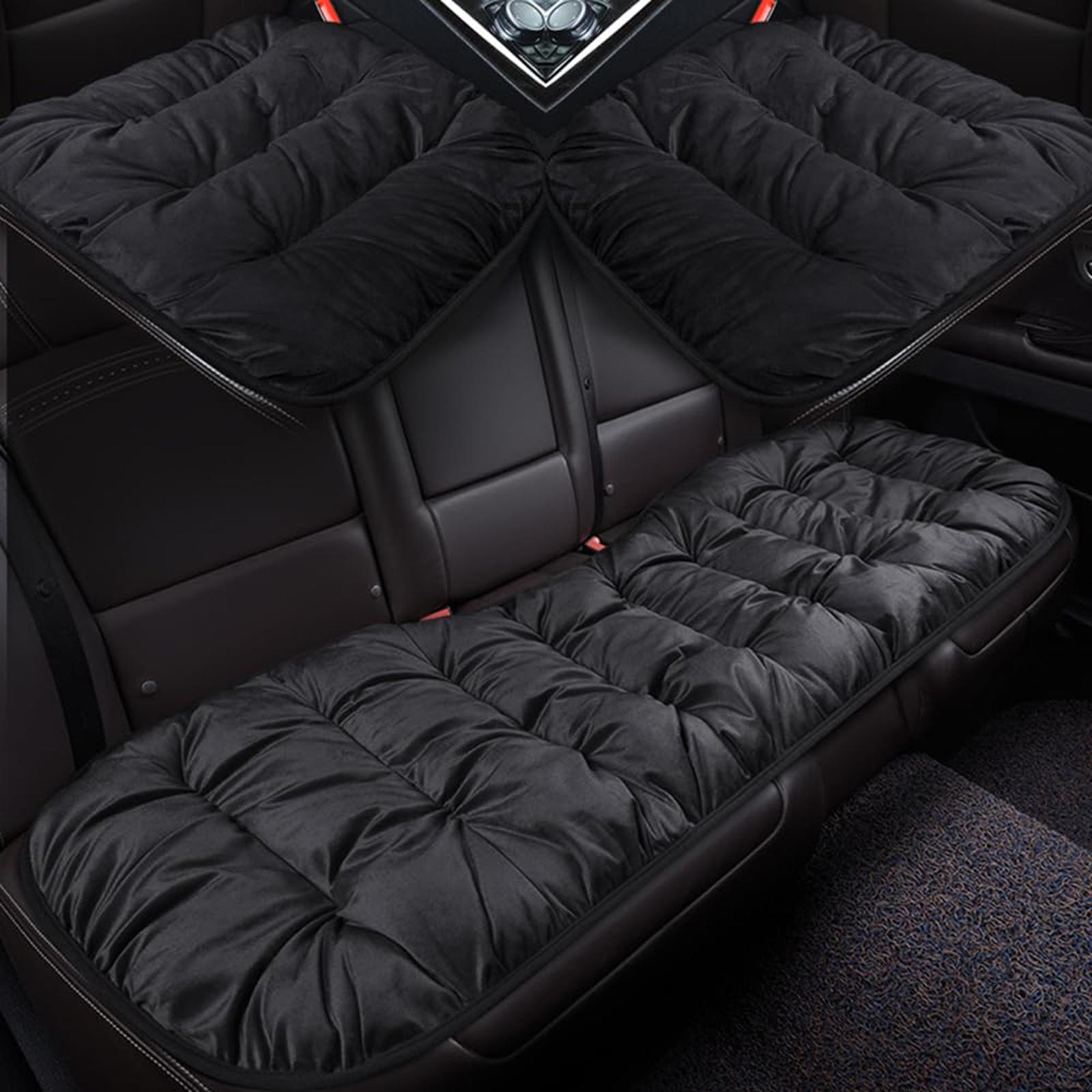 

Чехол на сиденье автомобиля, Теплый чехол на сиденье Зимний протектор, Подушка-мат протектор для автомобиля, Универсальный для седана хэтчбека внедорожника, Аксессуары для интерьера автомобиля One Size чёрный