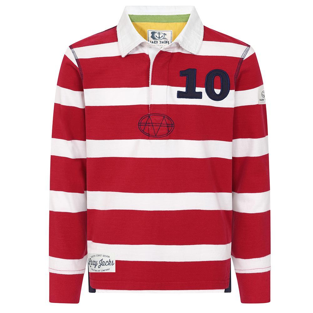 Lazy Jacks Boys Striped Rugby Shirt