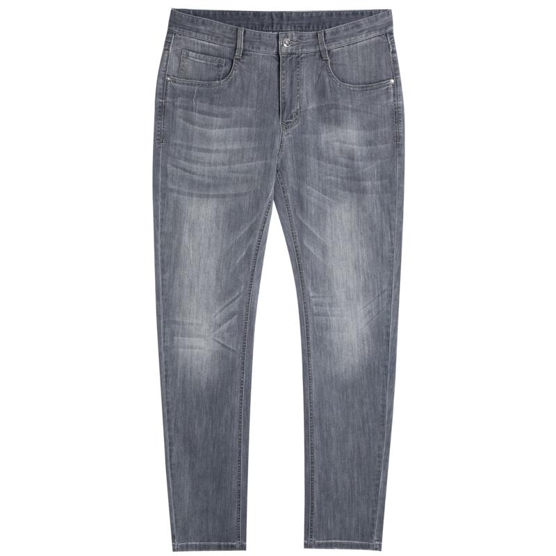 K-Boxing Men's Business Casual Straight-Leg Stretch Jeans