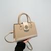 Solid color casual new crossbody fashion popular fashion retro texture winter portable small square bag women